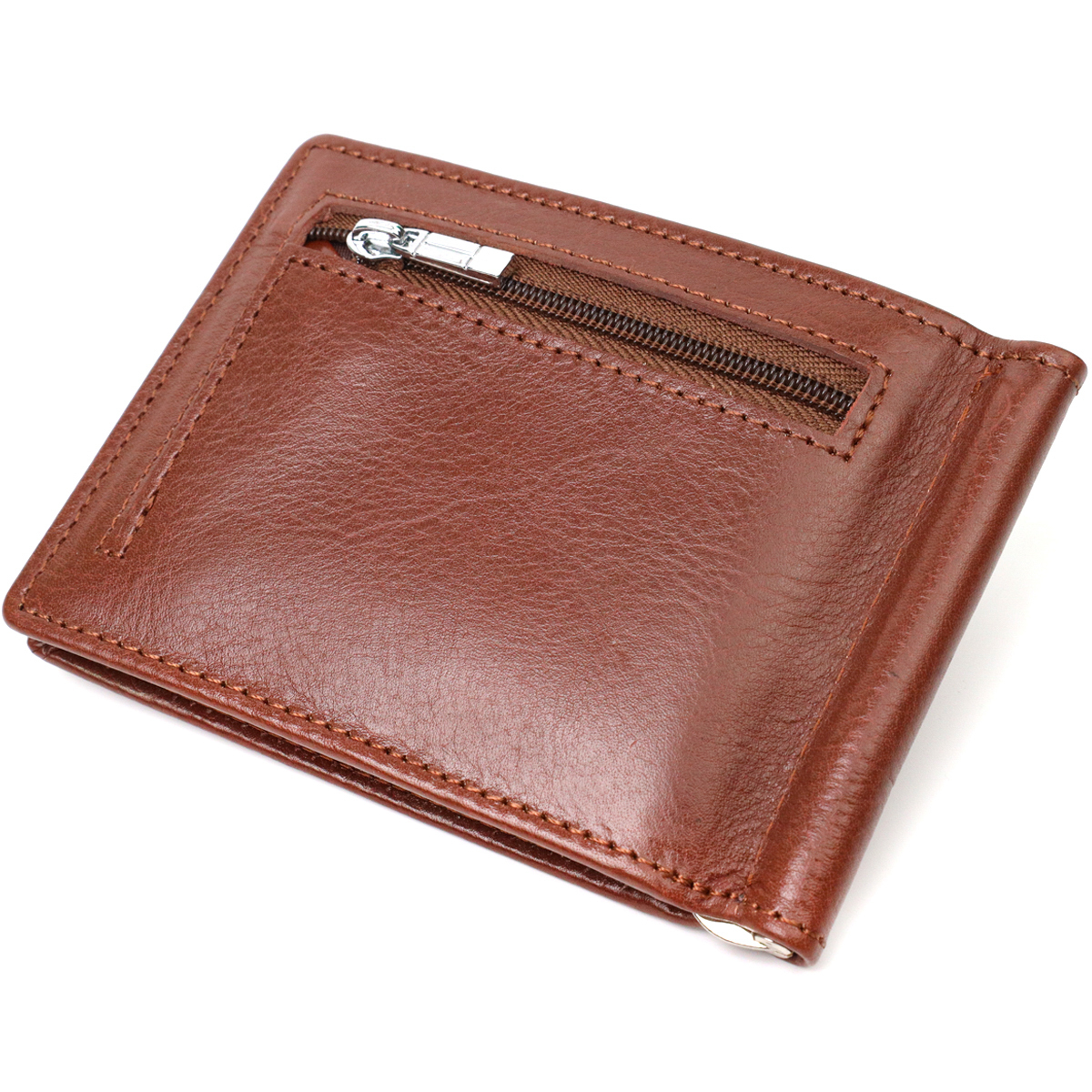 Кошелек мужкой кожаный St Leather 19456 коричневый фото6