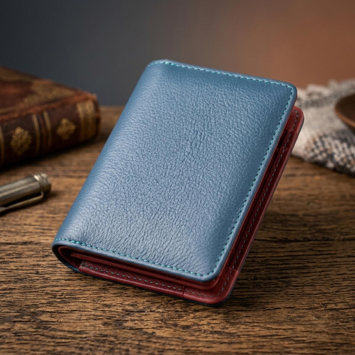 Кошелек женский кожаный St Leather 19486 бирюзовый фото3