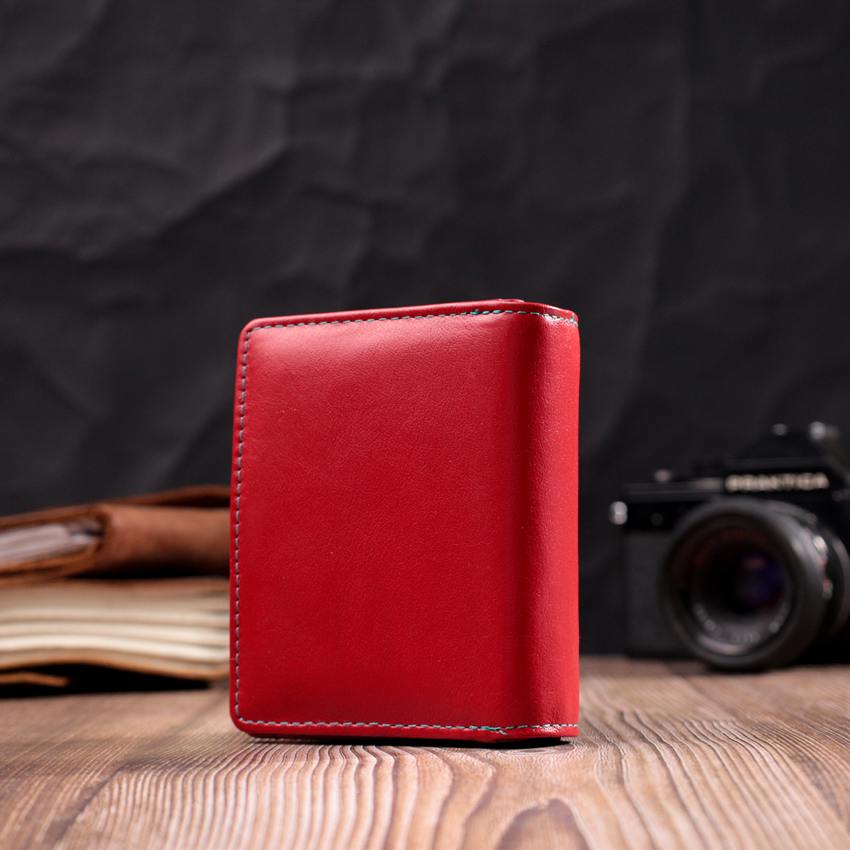 Кошелек женский кожаный St Leather 19488 красный фото13