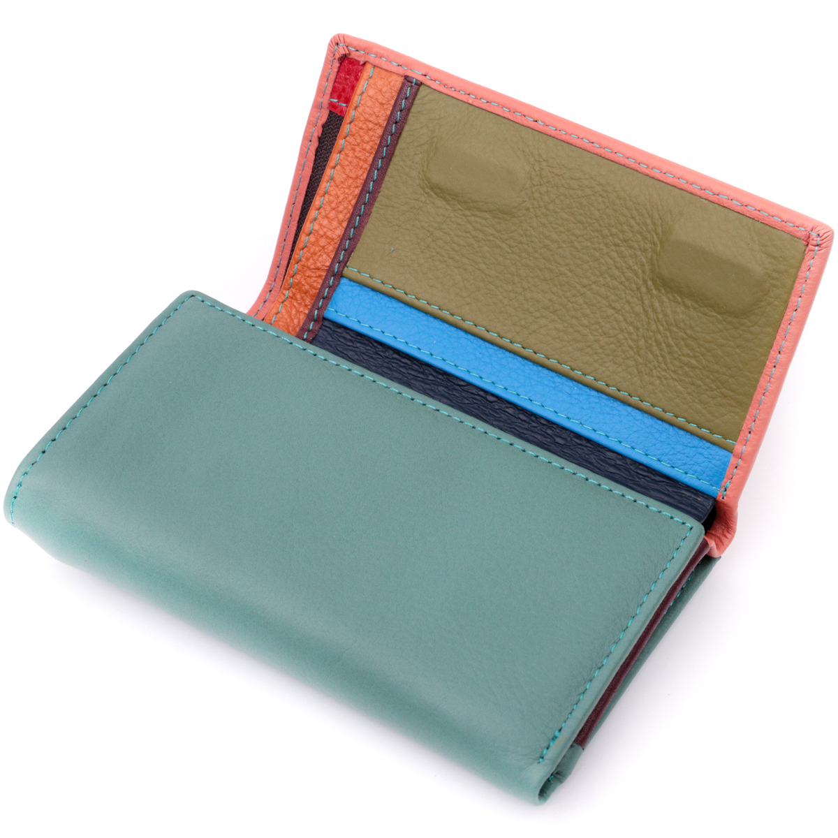 Кошелек женский кожаный St Leather 19492 разноцветный фото8