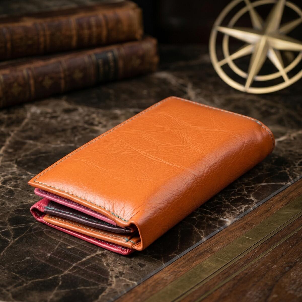 Кошелек женский кожаный St Leather 19493 разноцветный фото4