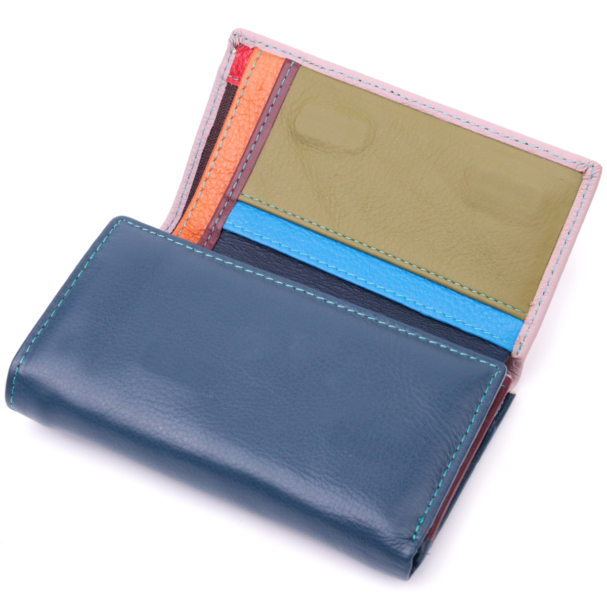 Кошелек женский кожаный St Leather 19496 разноцветный фото5