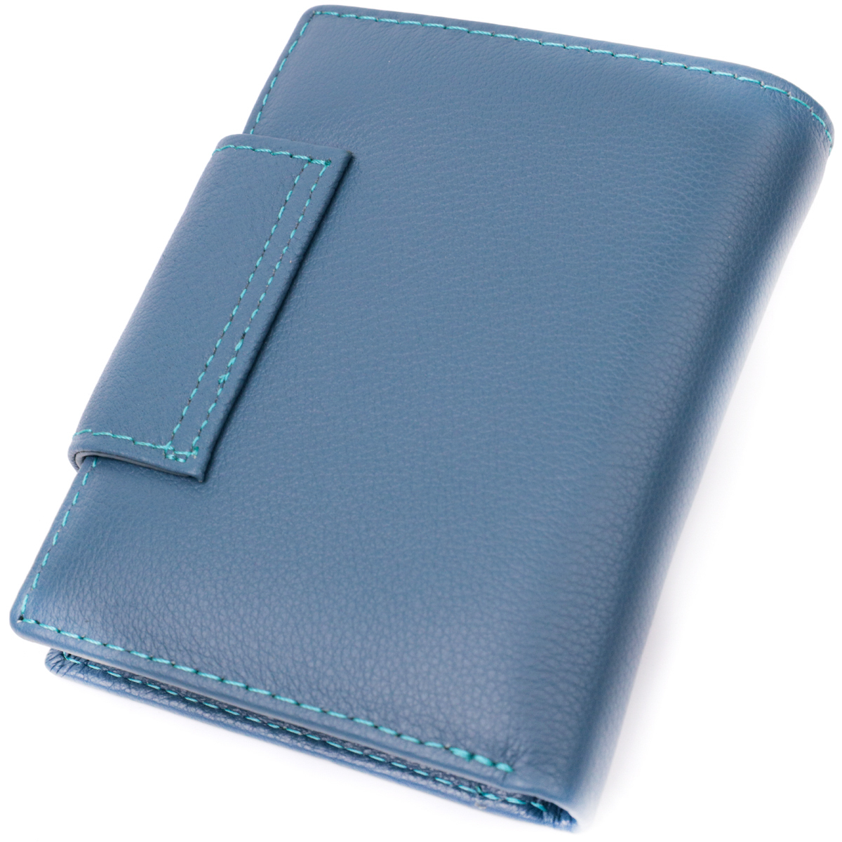 Кошелек женский кожаный St Leather 19501 бирюзовый фото5