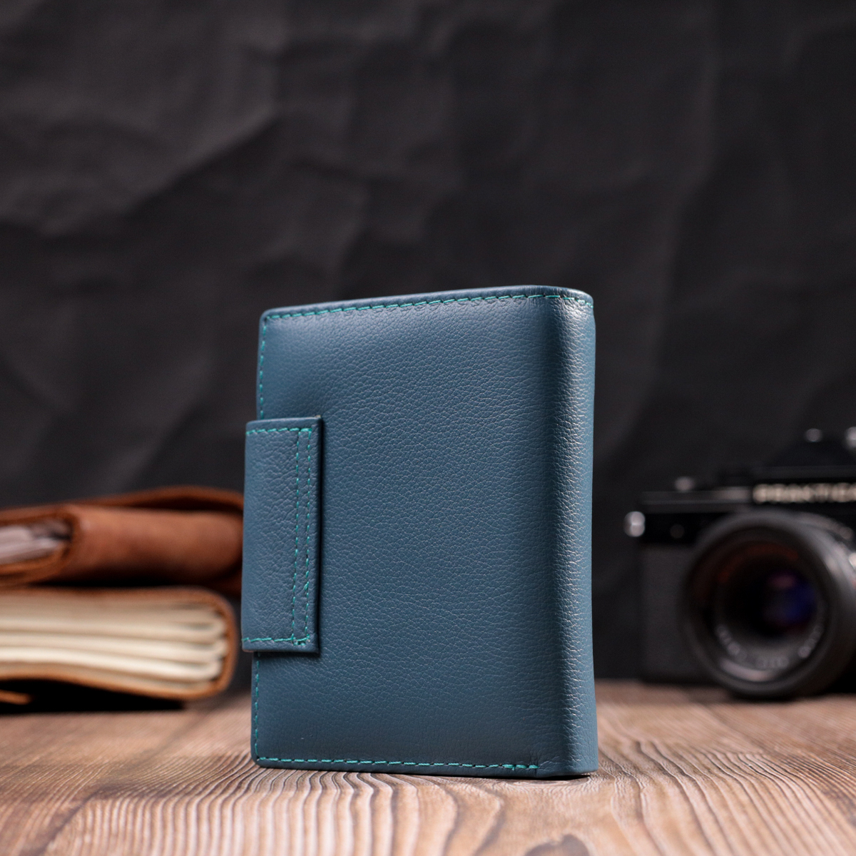 Кошелек женский кожаный St Leather 19501 бирюзовый фото13