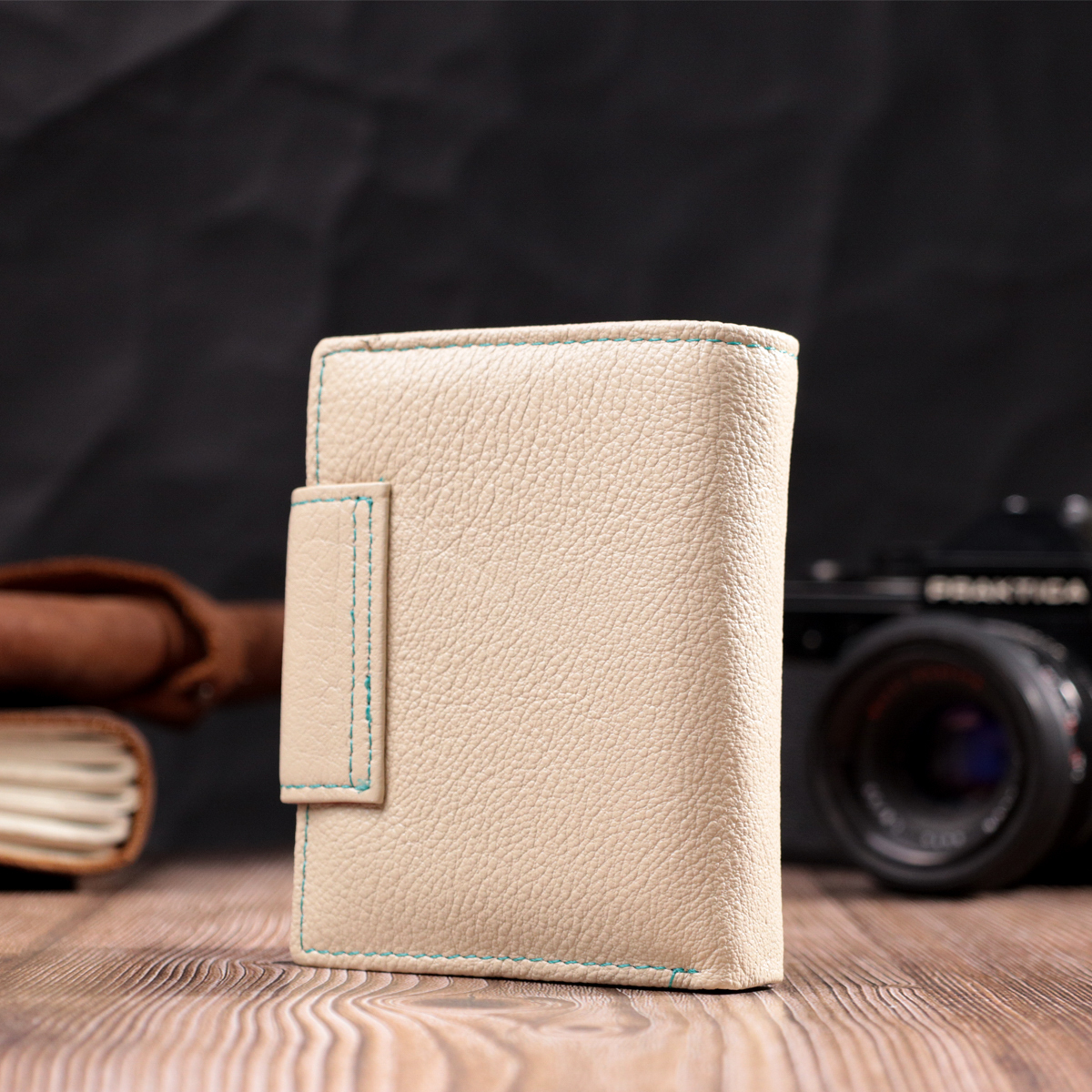 Кошелек женский кожаный St Leather 19502 белый фото10