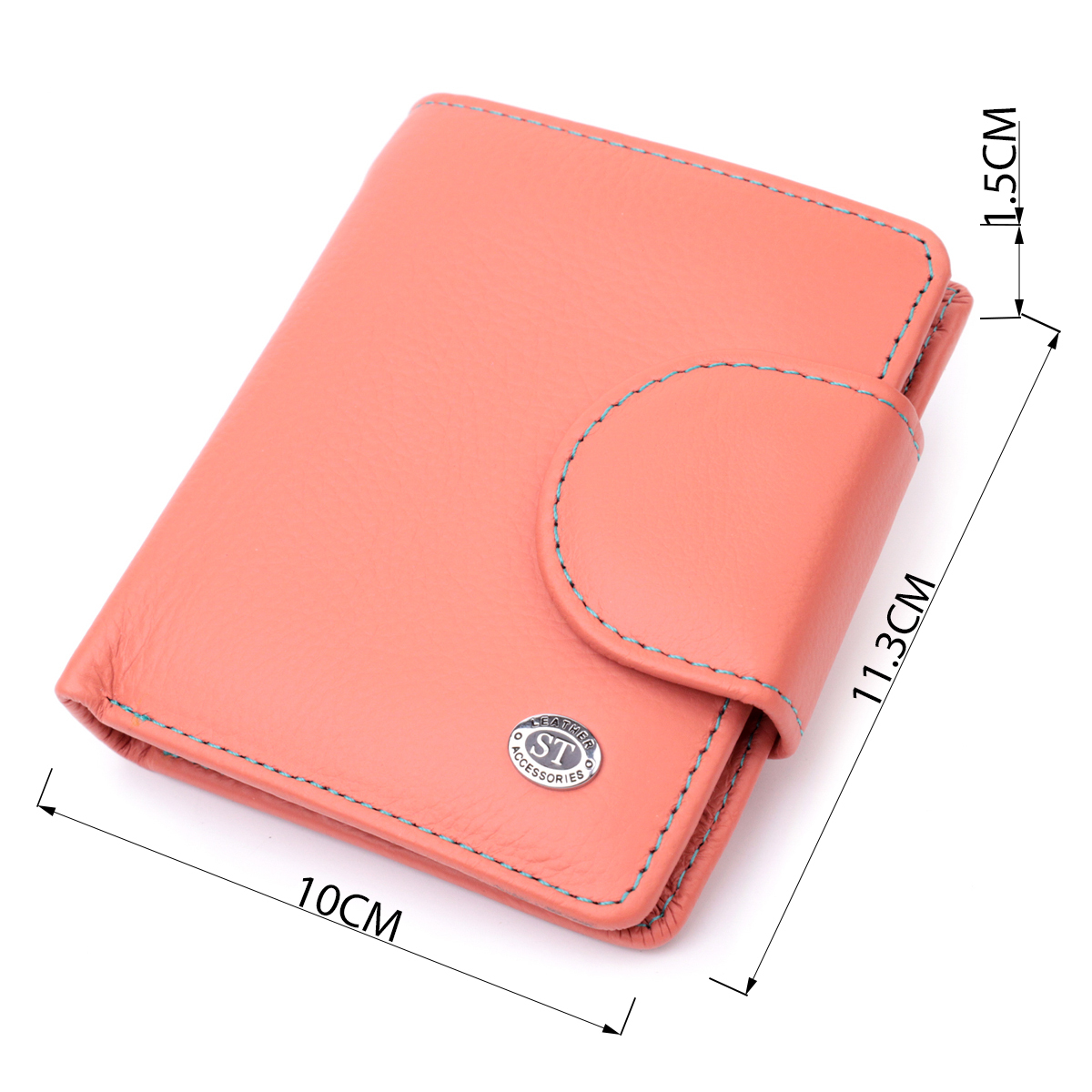 Кошелек женский кожаный St Leather 19509 оранжевый фото7