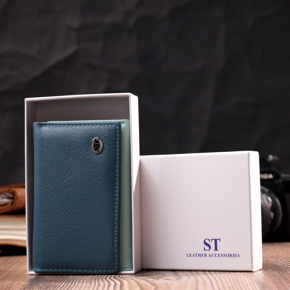 Кошелек женский кожаный St Leather 19510 разноцветный фото10