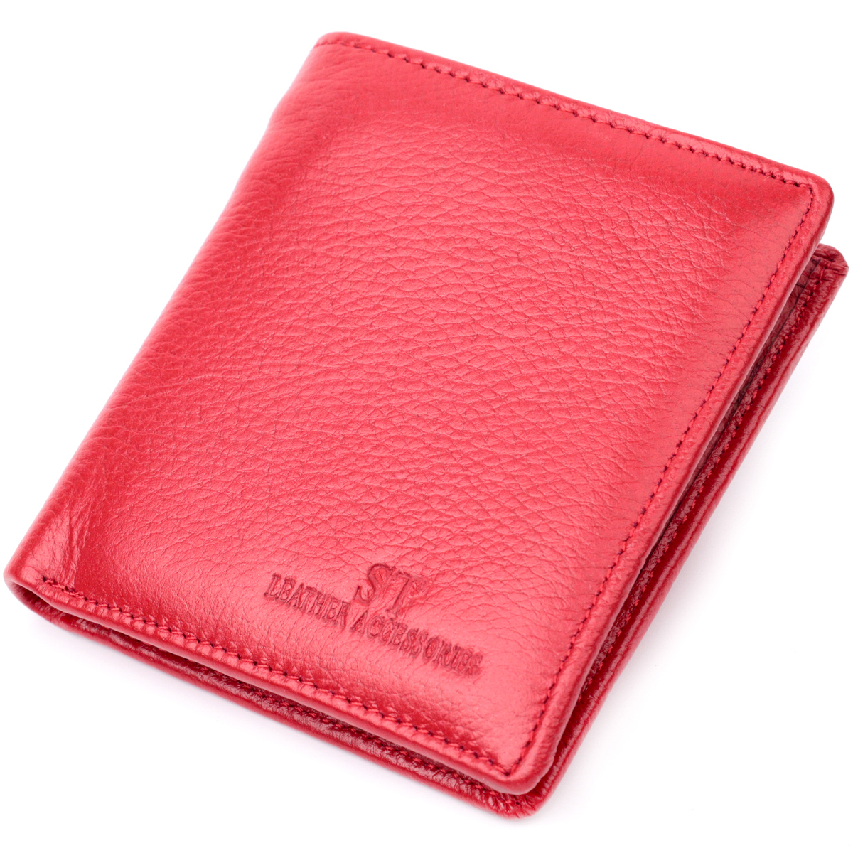 Гаманець жіночий шкіряний St Leather 22449 червоний фото5