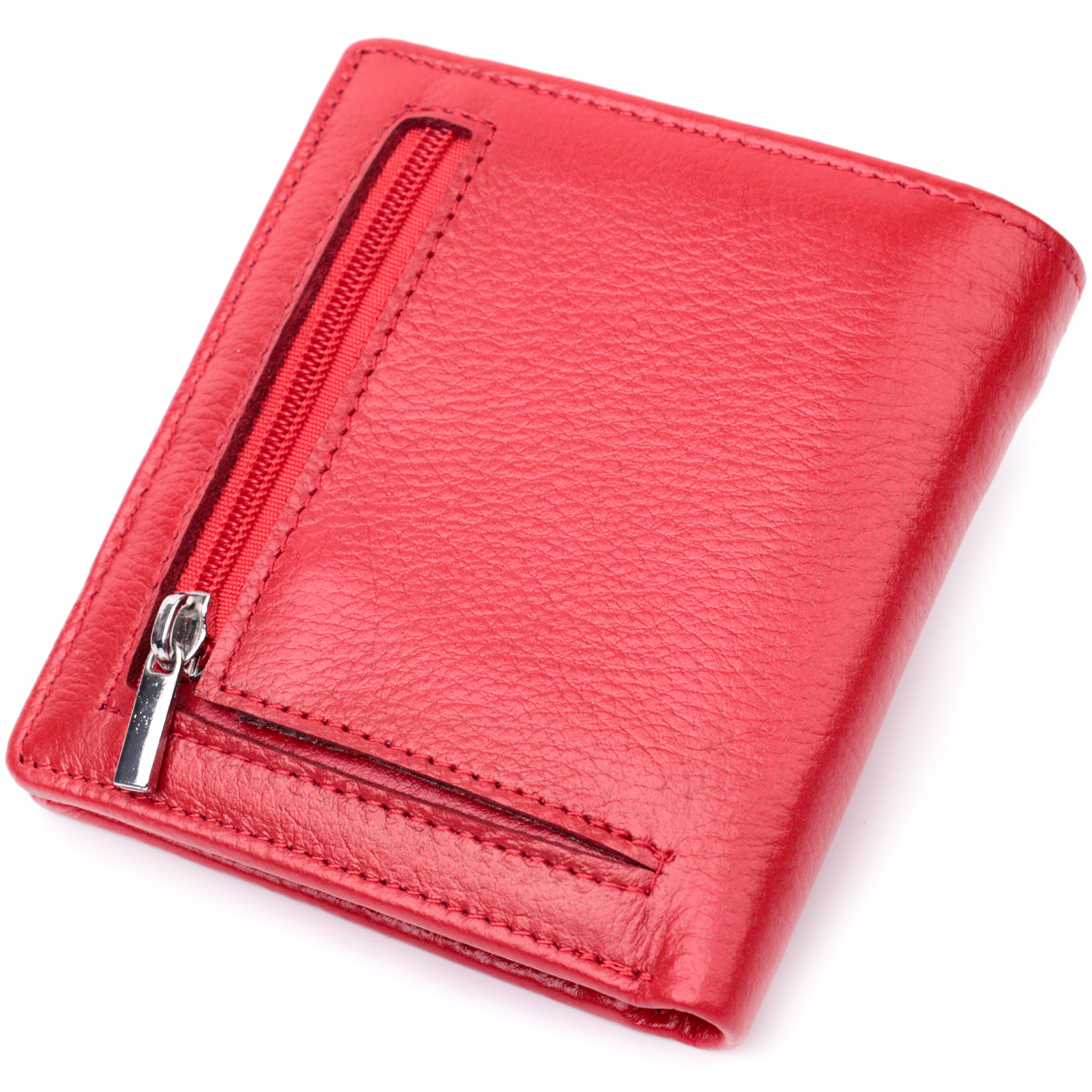 Гаманець жіночий шкіряний St Leather 22449 червоний фото6