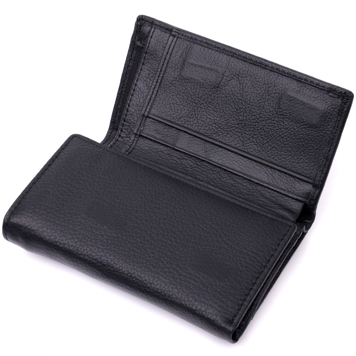 Кошелек женский кожаный St Leather 22452 черный фото5