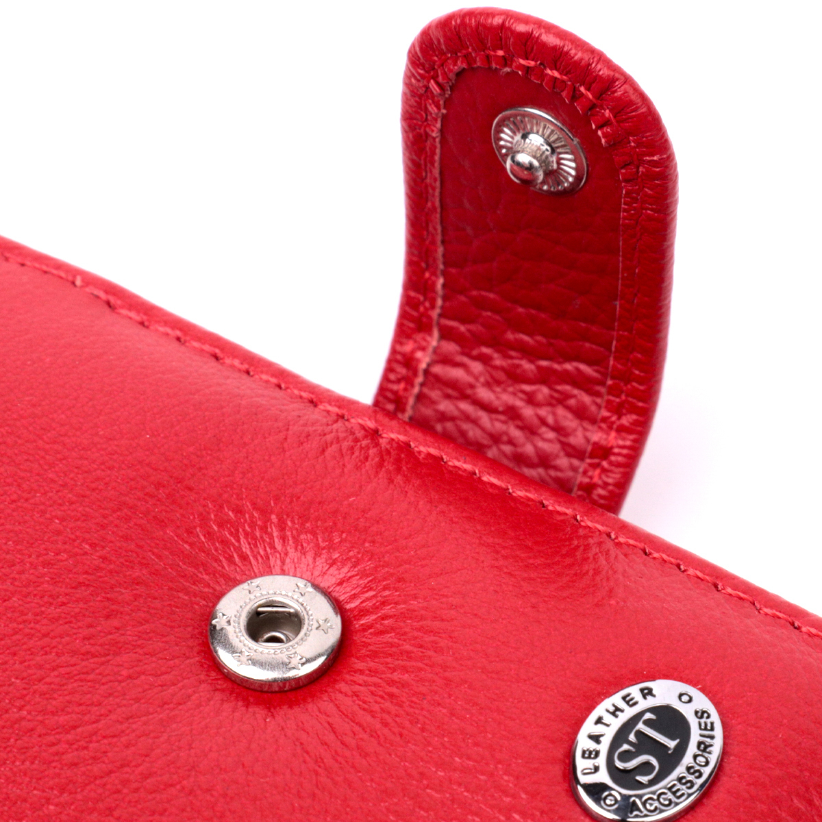 Кошелек женский кожаный St Leather 22455 красный фото9