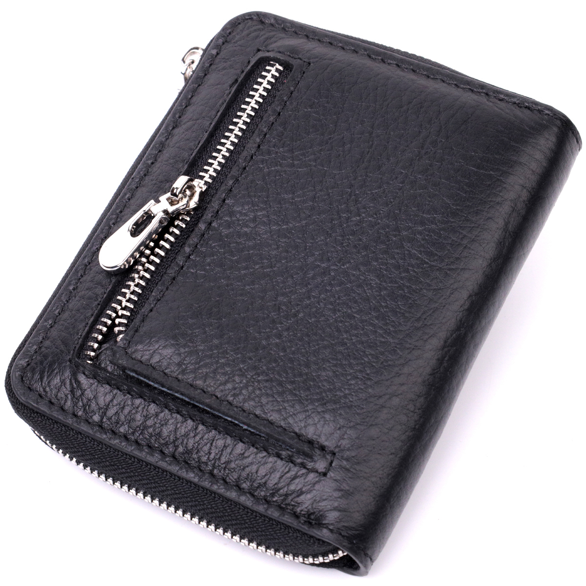 Гаманець жіночий шкіряний St Leather 22467 чорний фото6