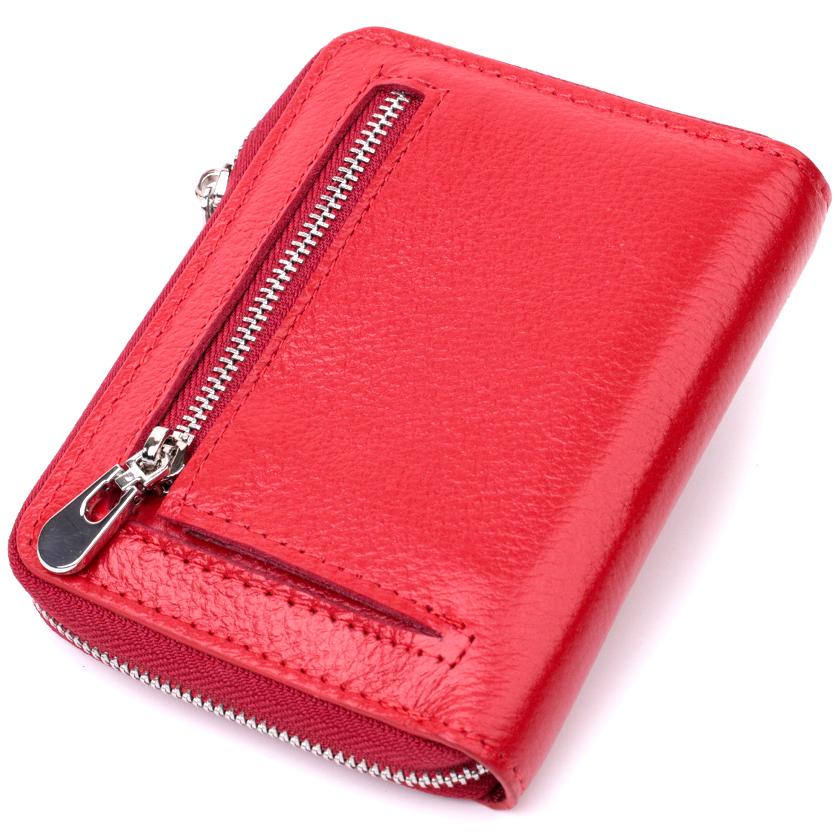 Кошелек женский кожаный St Leather 22471 красный фото6
