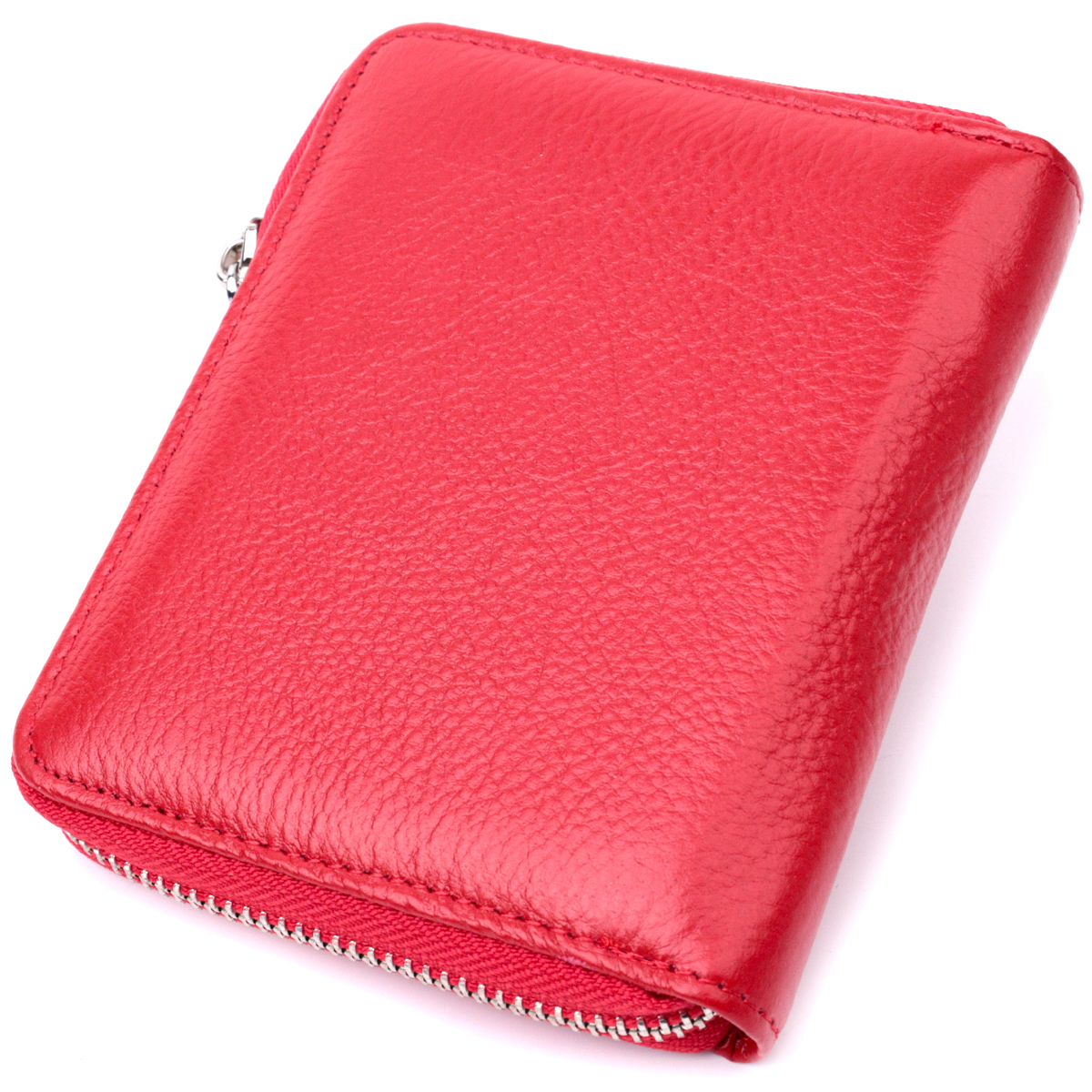Кошелек женский кожаный St Leather 22473 красный фото2