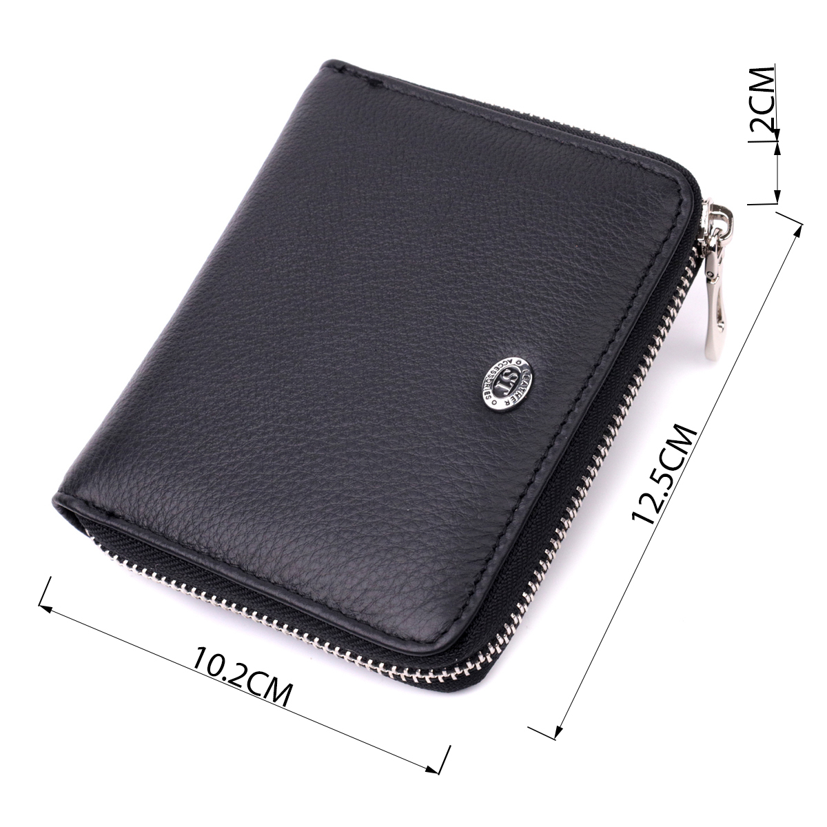 Кошелек женский кожаный St Leather 22475 черный фото7