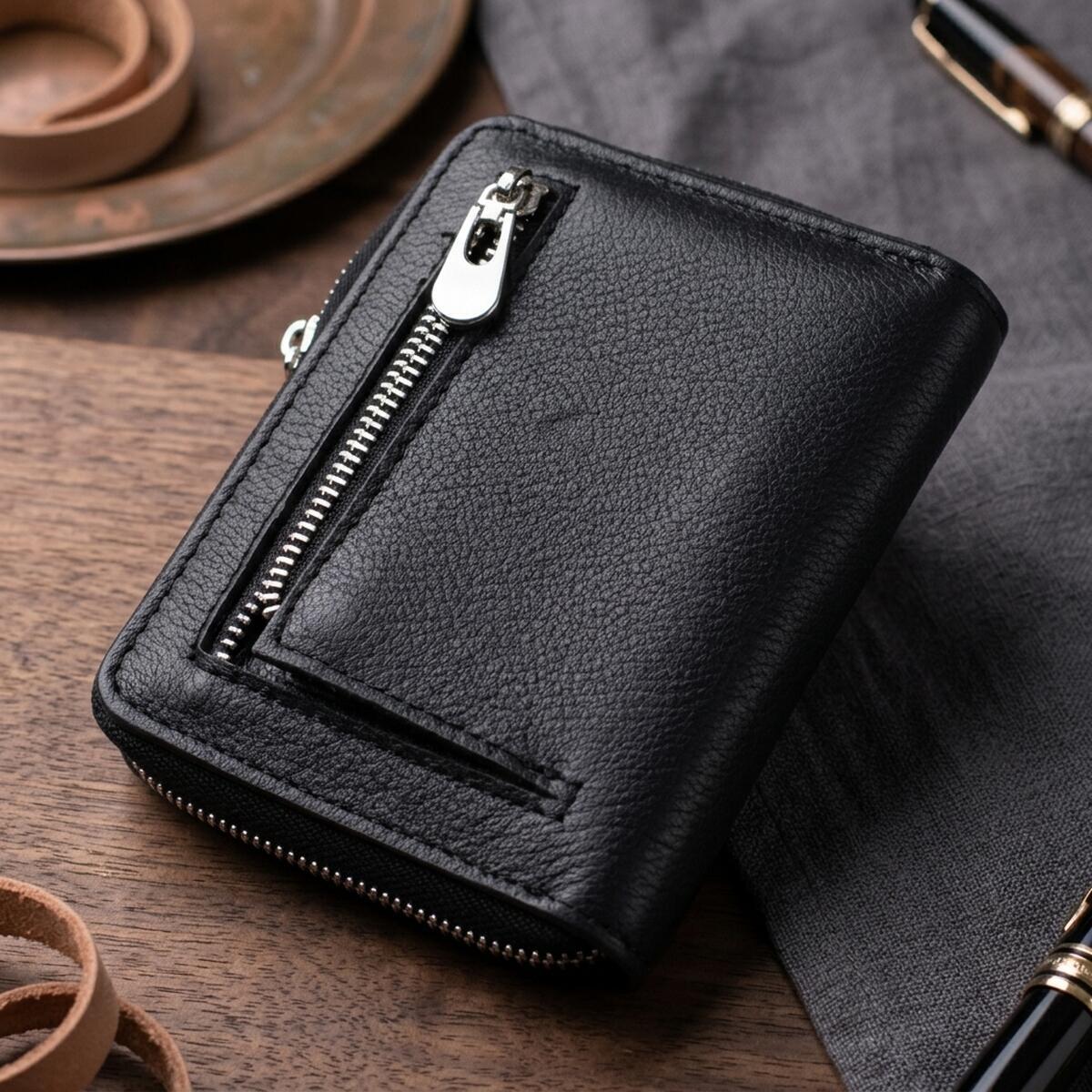 Кошелек женский кожаный St Leather 22476 черный фото4