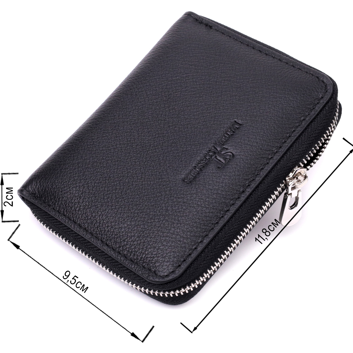 Кошелек женский кожаный St Leather 22476 черный фото7