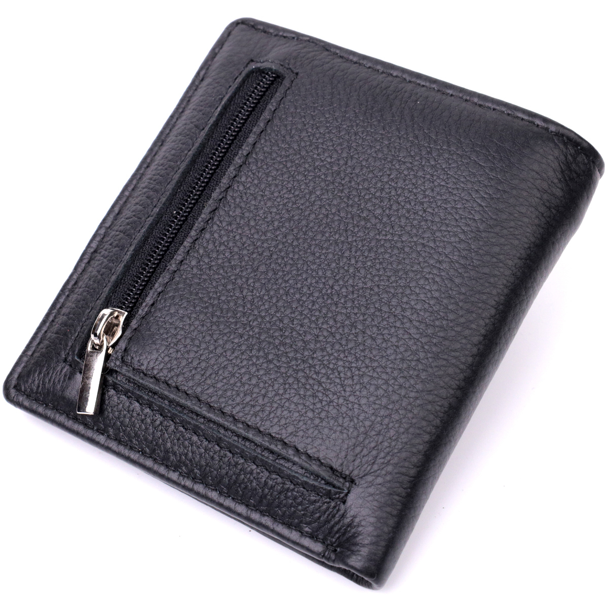 Кошелек кожаный St Leather 22458 черный фото6