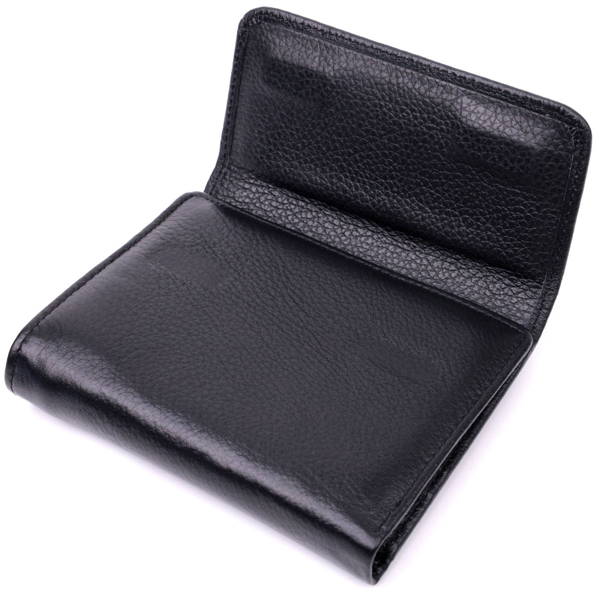 Кошелек женский кожаный St Leather 22482 черный фото3