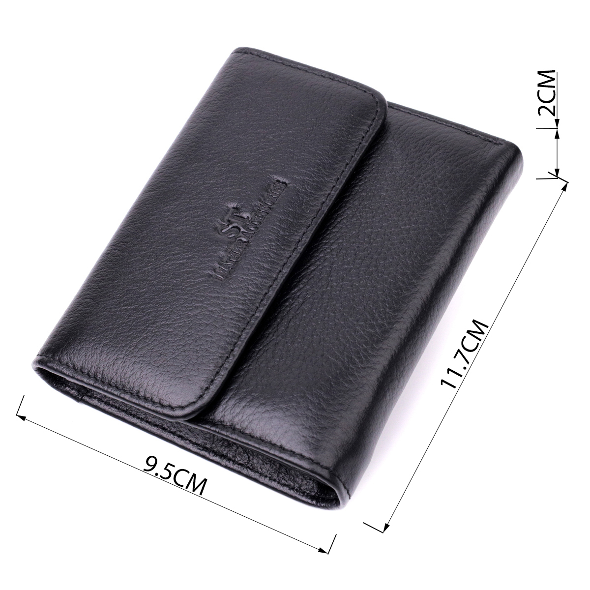 Кошелек женский кожаный St Leather 22482 черный фото4