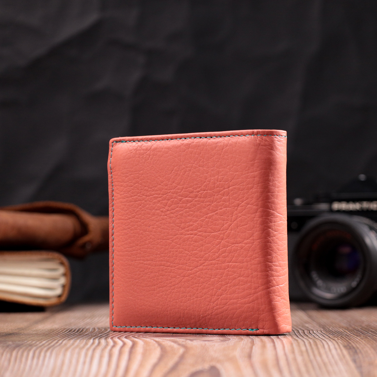 Кошелек женский кожаный St Leather 22487 оранжевый фото9