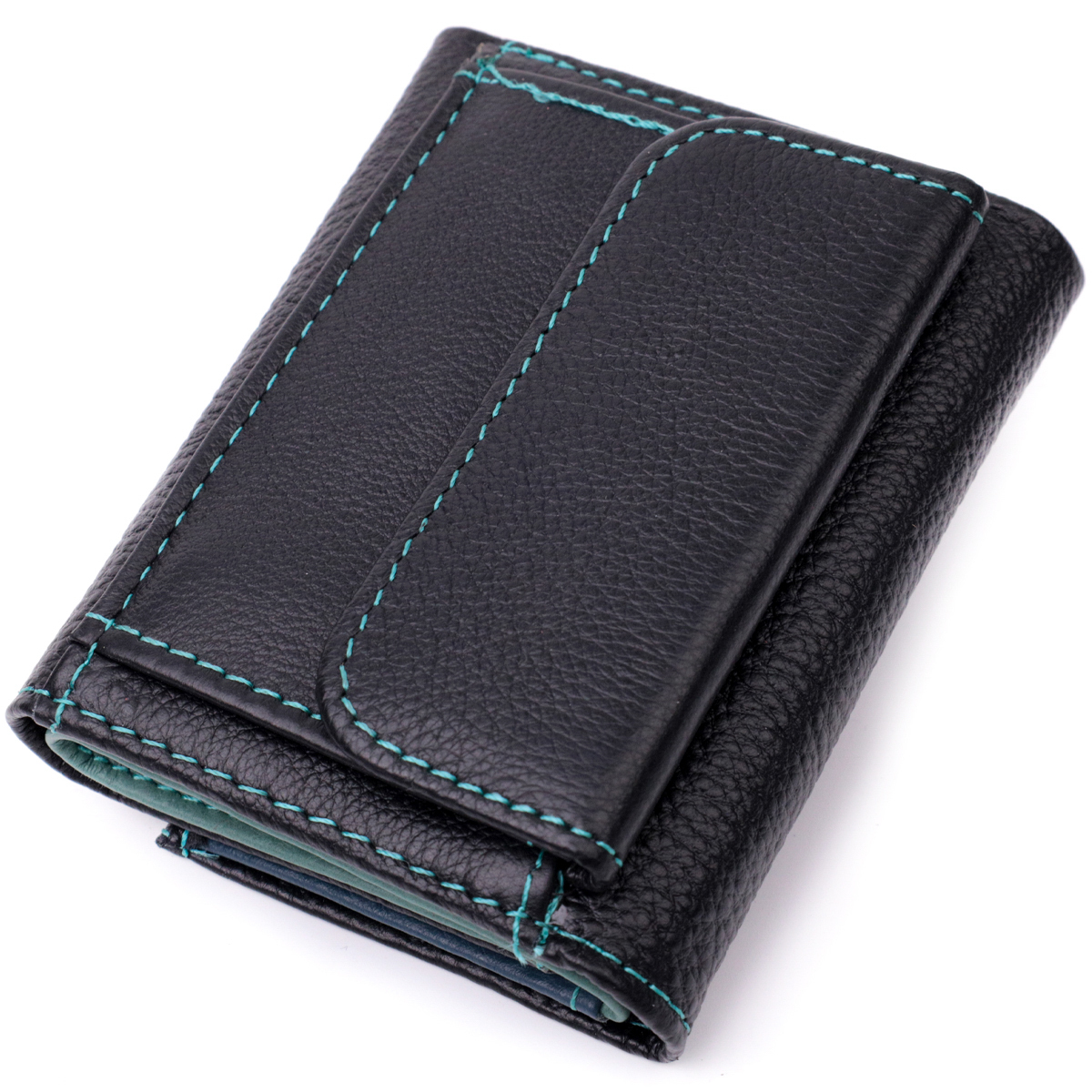 Кошелек женский кожаный St Leather 22494 черный фото2