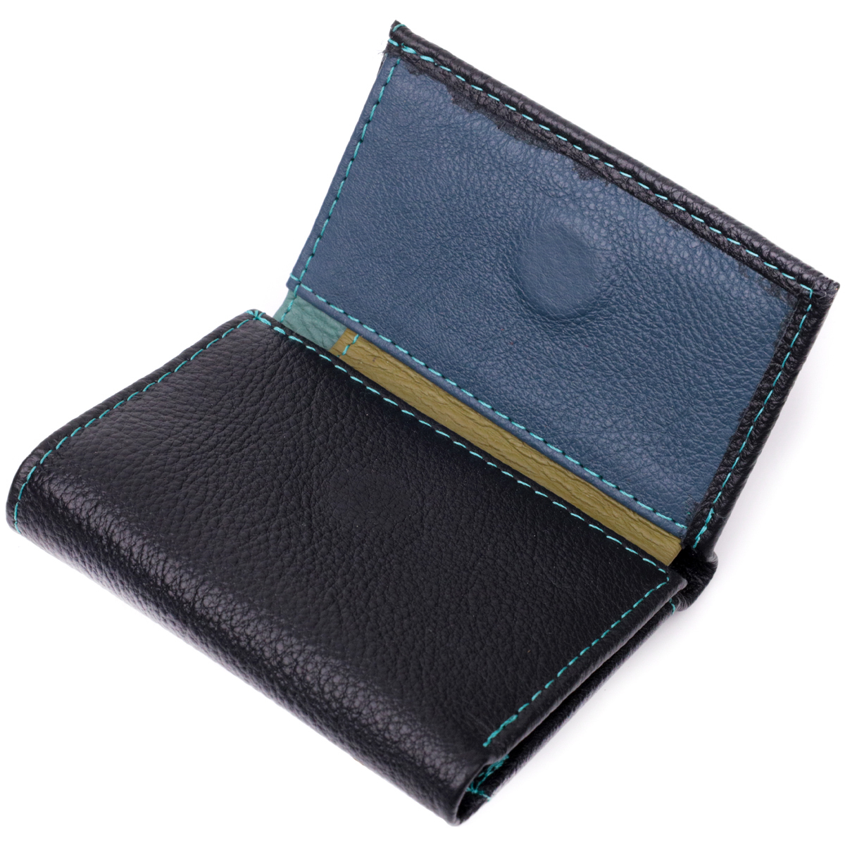 Кошелек женский кожаный St Leather 22494 черный фото5