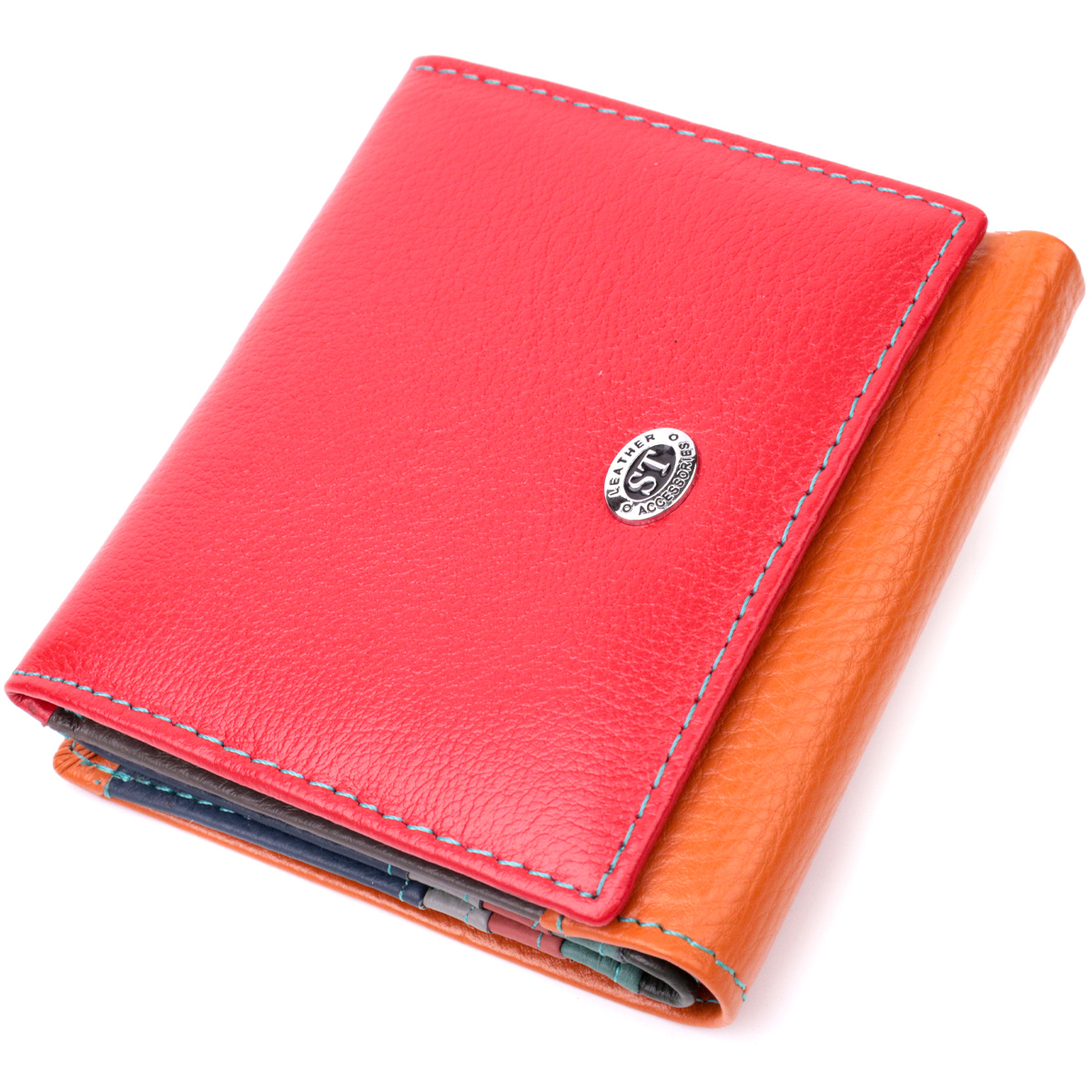 Кошелек женский кожаный St Leather 22499 разноцветный фото5