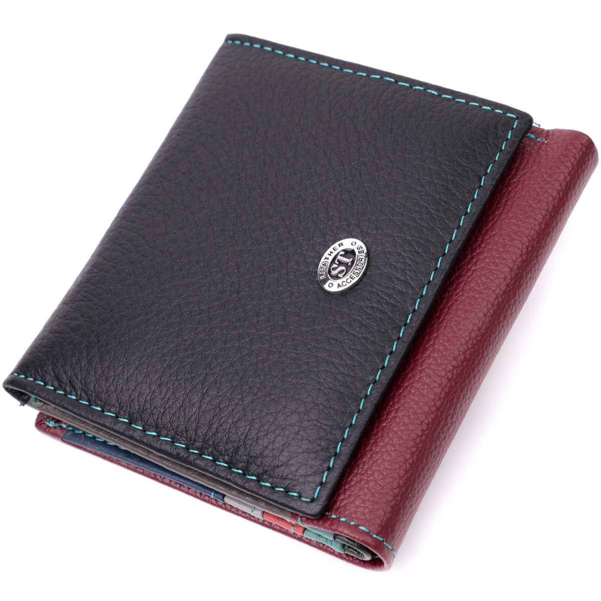 Кошелек женский кожаный St Leather 22500 разноцветный фото5