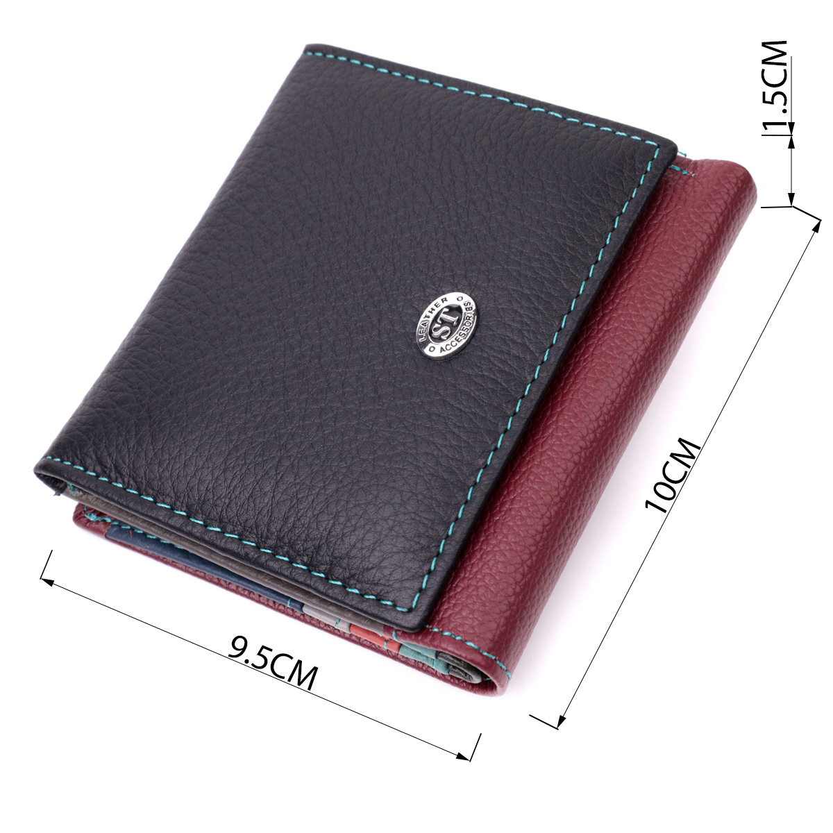 Кошелек женский кожаный St Leather 22500 разноцветный фото7