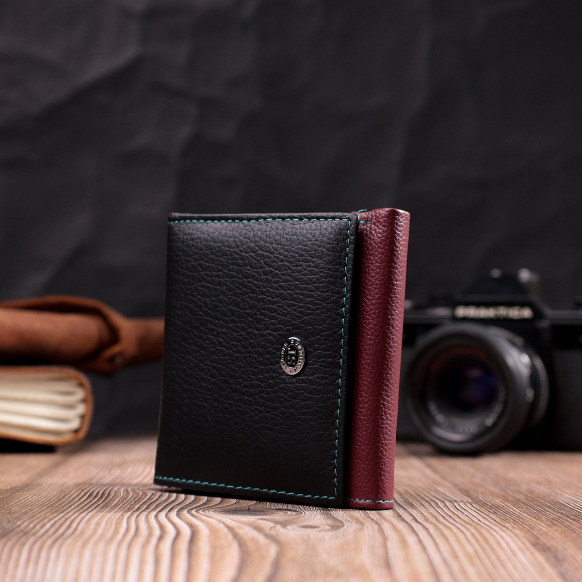 Кошелек женский кожаный St Leather 22500 разноцветный фото12