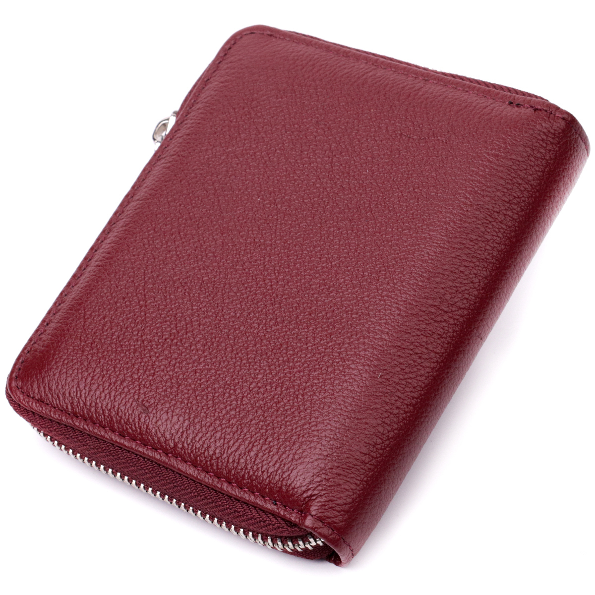 Кошелек женский кожаный St Leather 22507 бордовый фото2