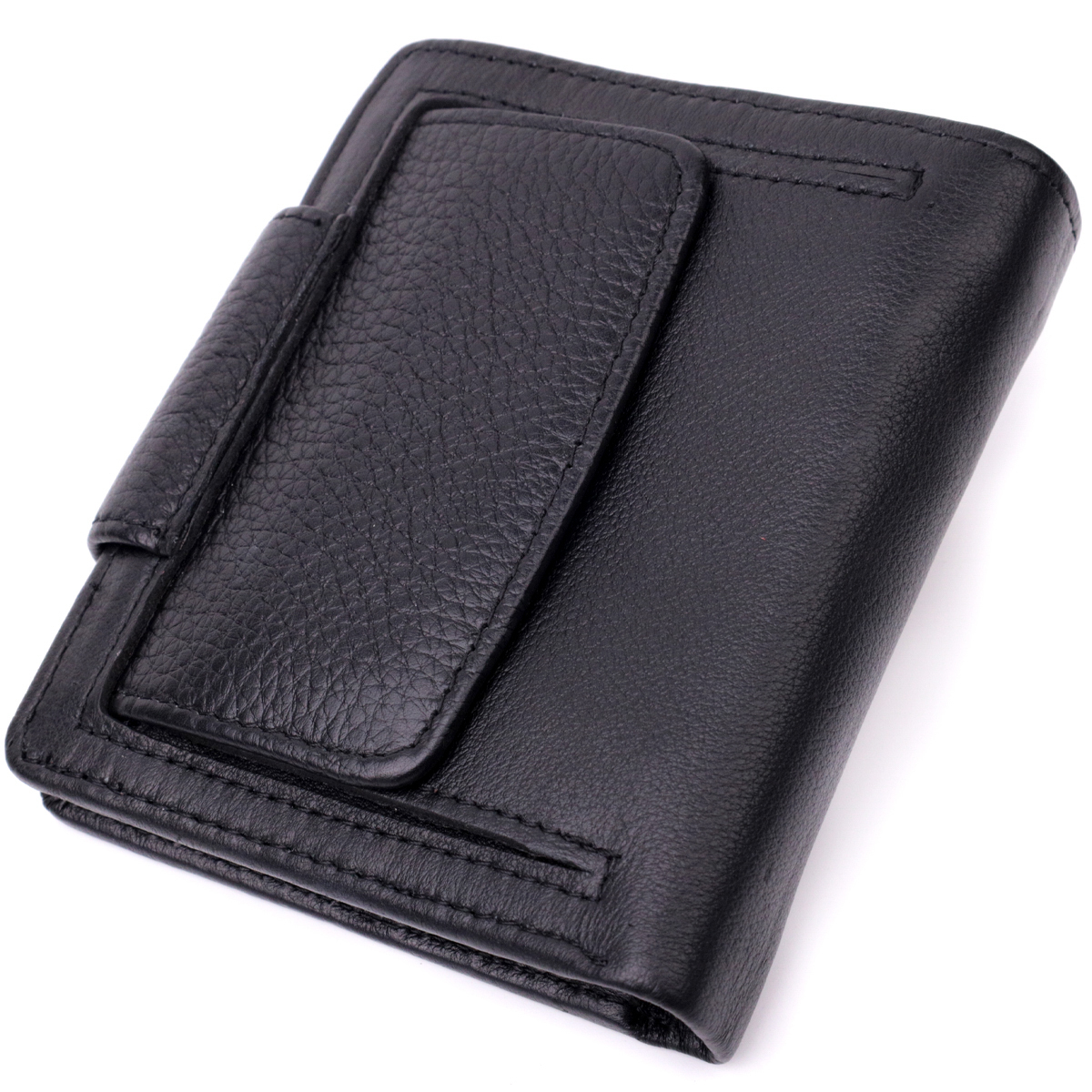 Кошелек женский кожаный St Leather 22513 черный фото5