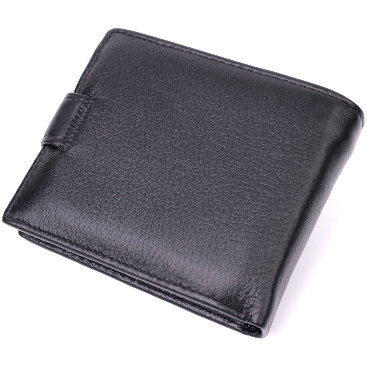 Кошелек мужкой кожаный St Leather 22517 черный фото5