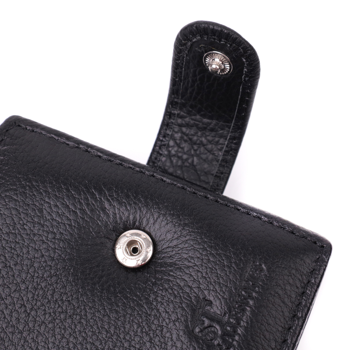 Гаманець чоловічий шкіряний St Leather 22523 чорний фото7