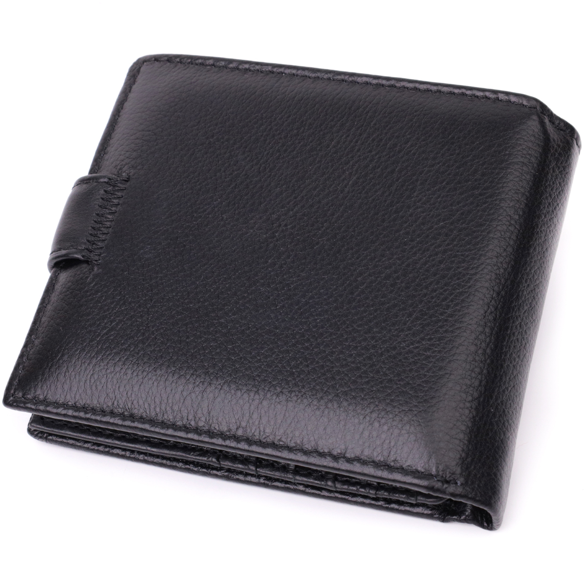 Кошелек мужкой кожаный St Leather 22527 черный фото2