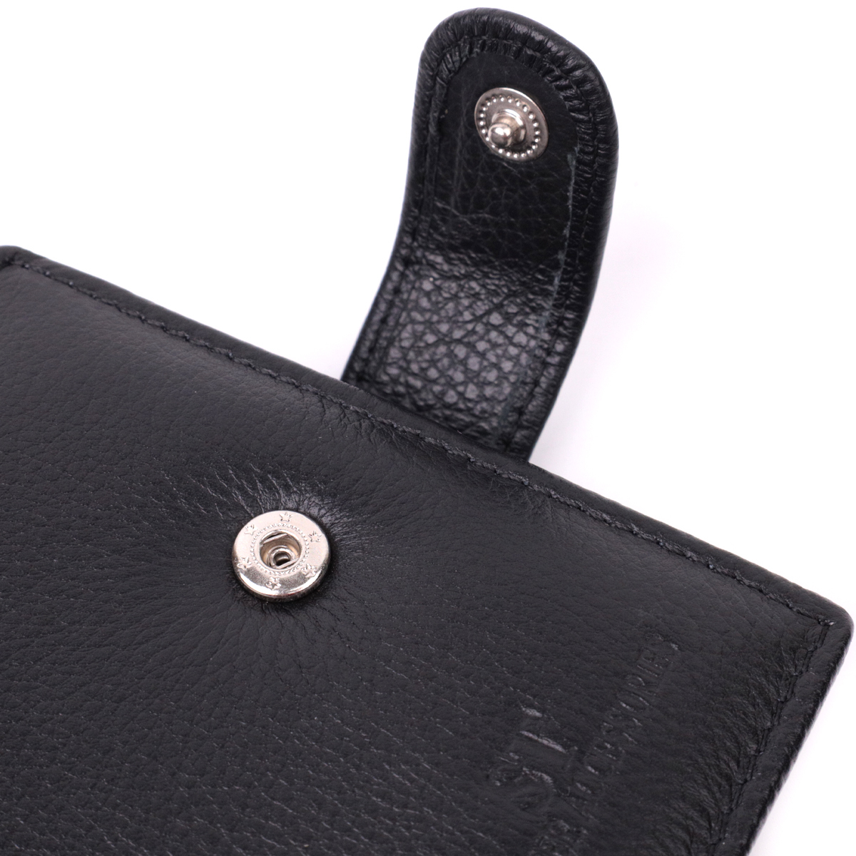 Кошелек мужкой кожаный St Leather 22527 черный фото5