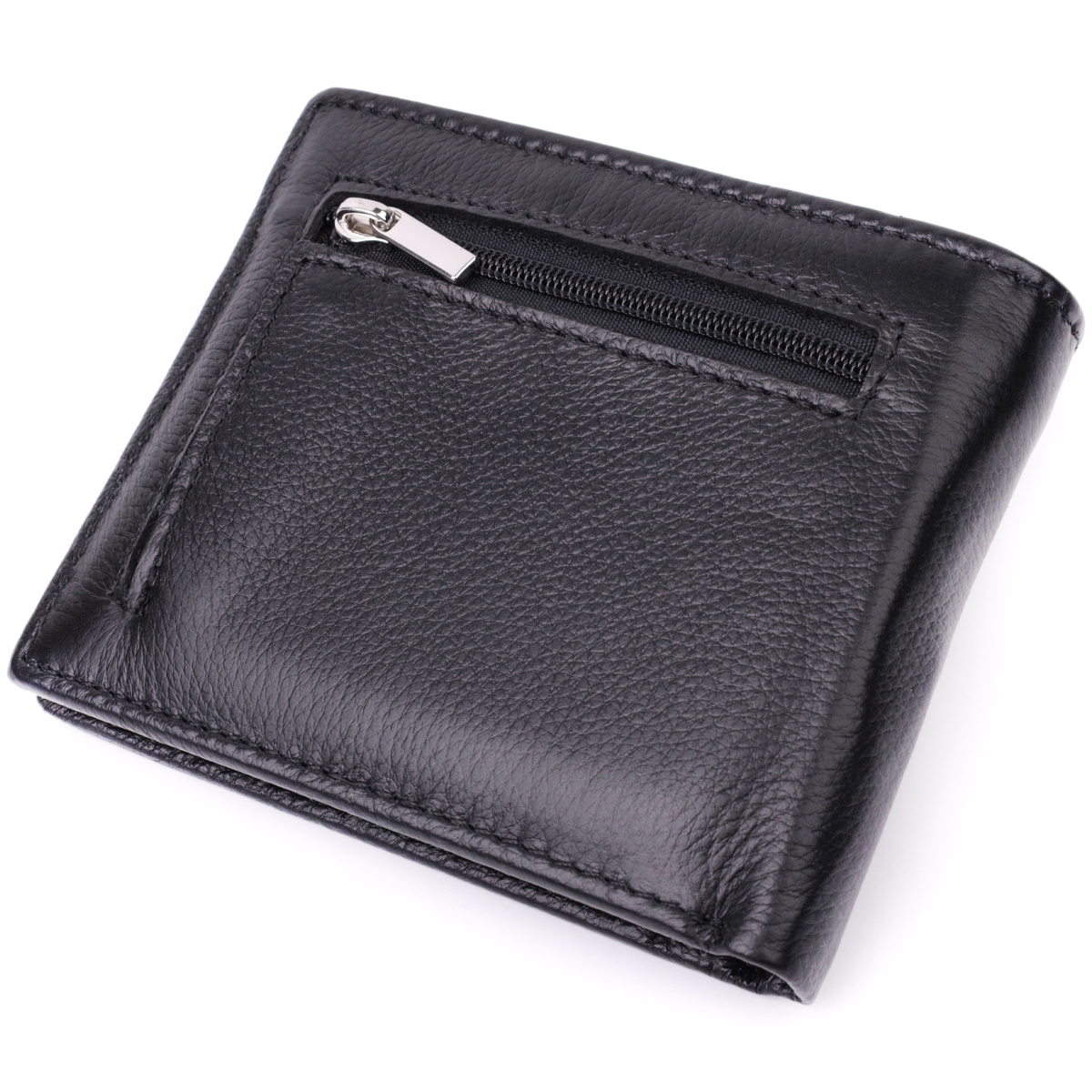 Кошелек мужкой кожаный St Leather 22539 черный фото2