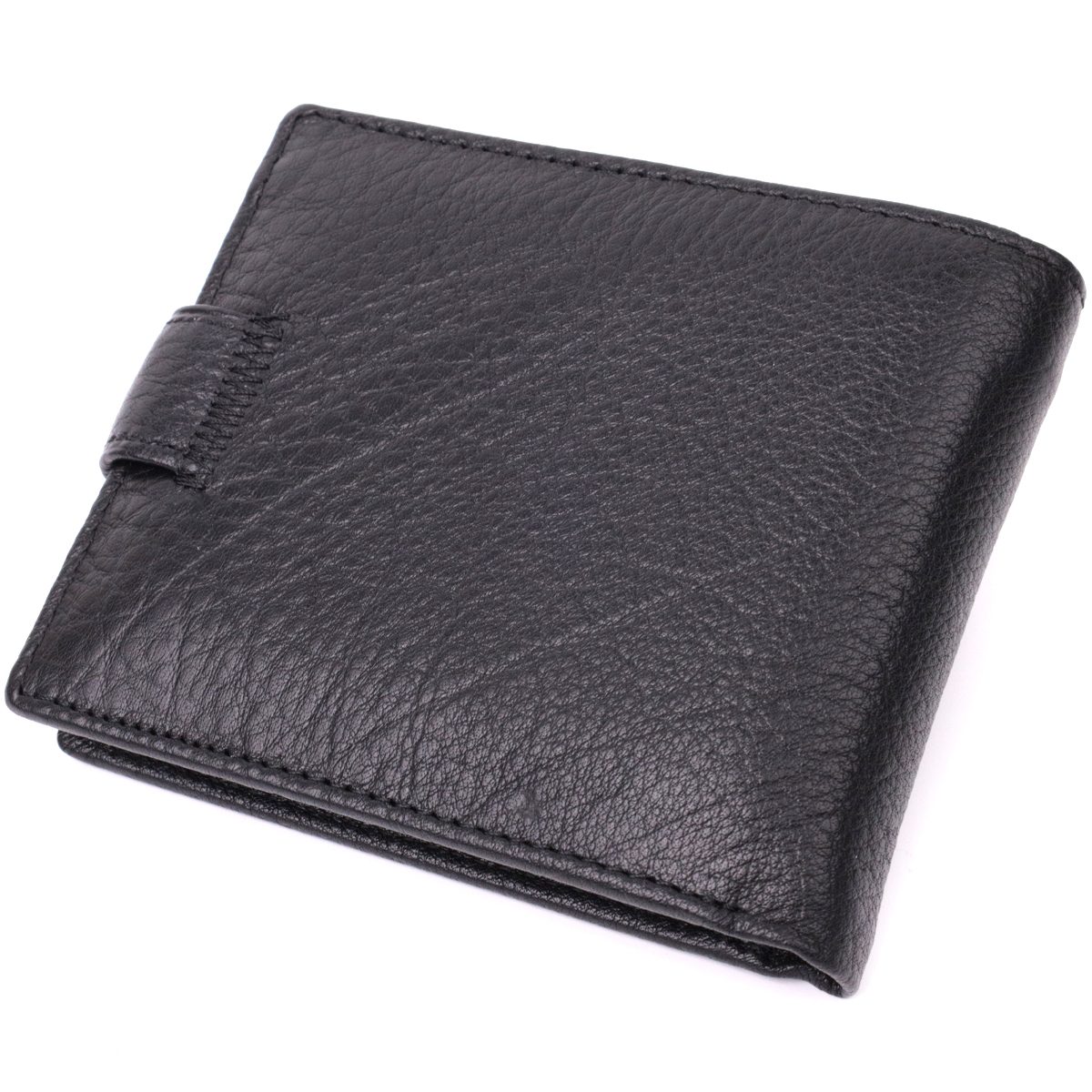 Кошелек мужкой кожаный St Leather 22541 черный фото5