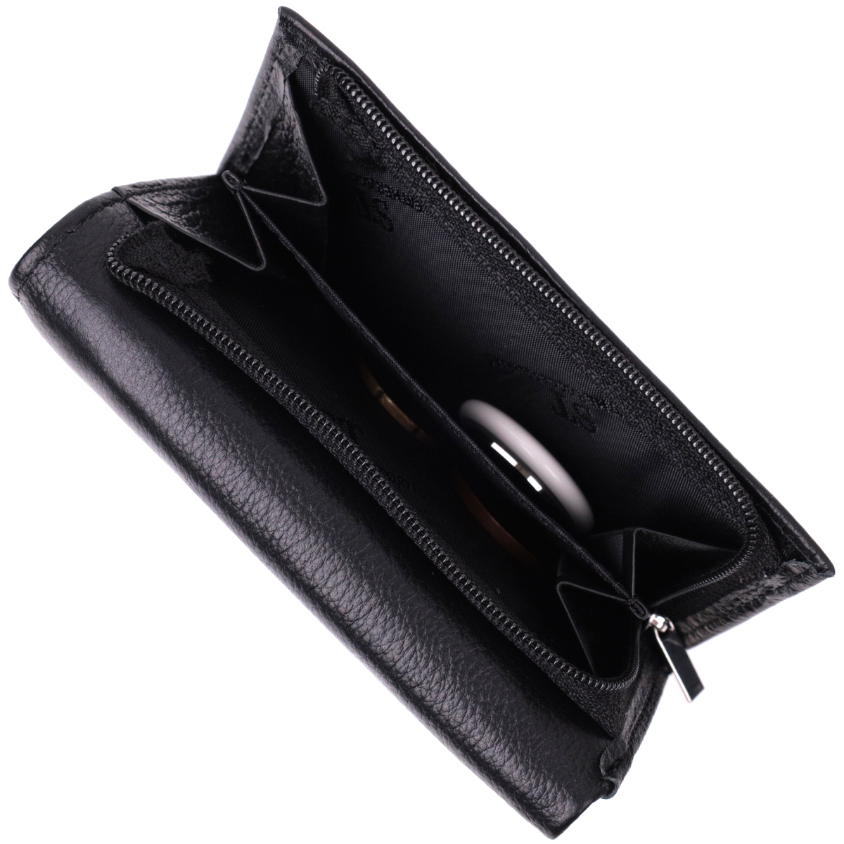 Кошелек женский кожаный St Leather 22545 черный фото7