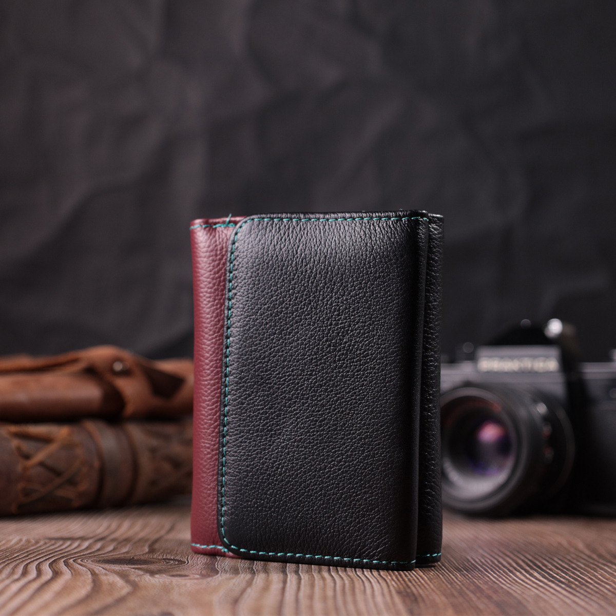Гаманець жіночий шкіряний St Leather 22553 різнокольоровий фото13