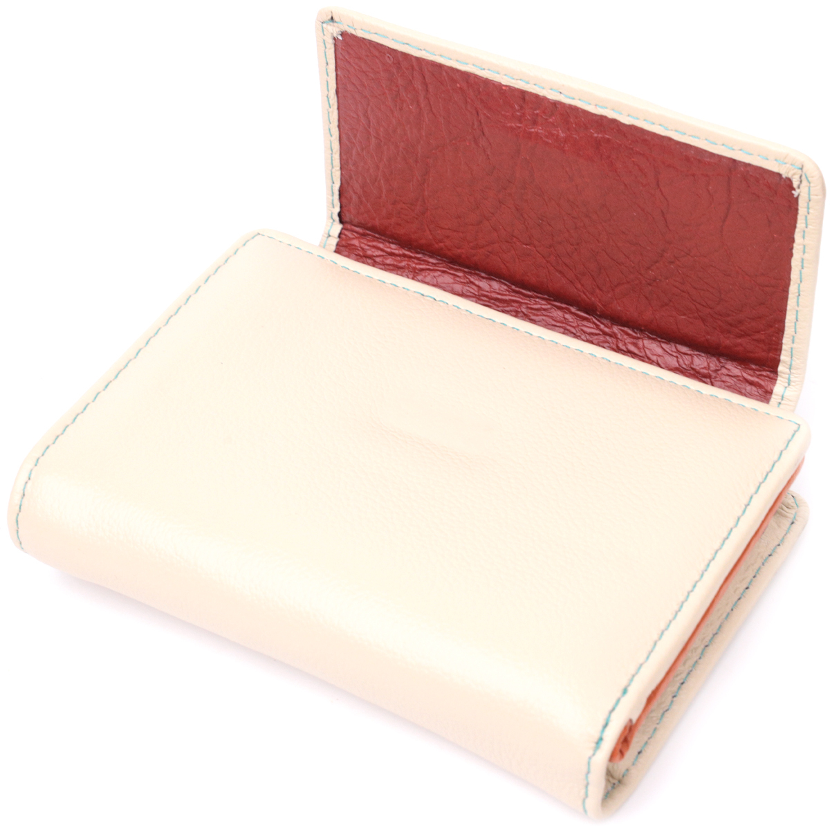 Кошелек женский кожаный St Leather 22559 желтый фото9