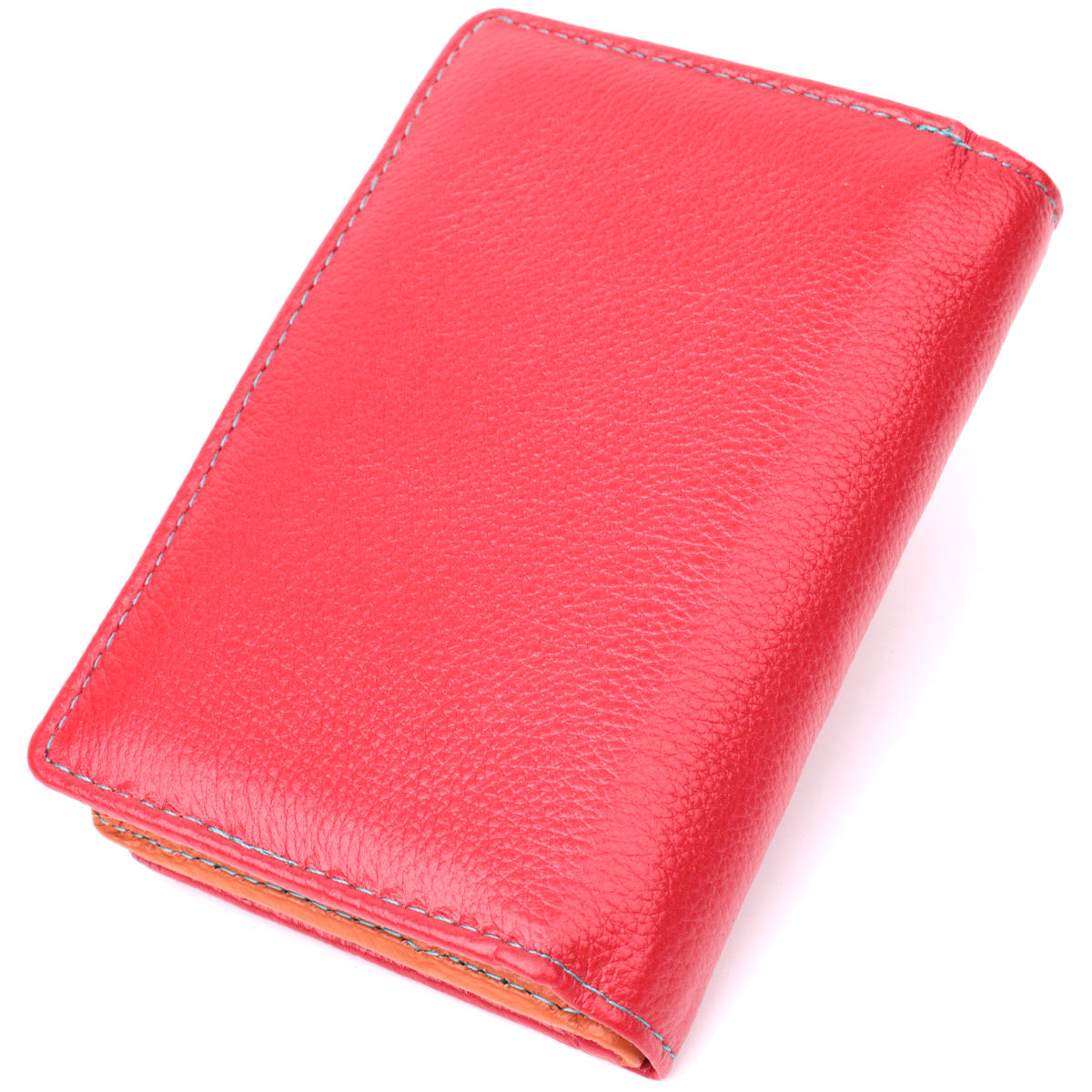 Кошелек женский кожаный St Leather 22562 красный фото4