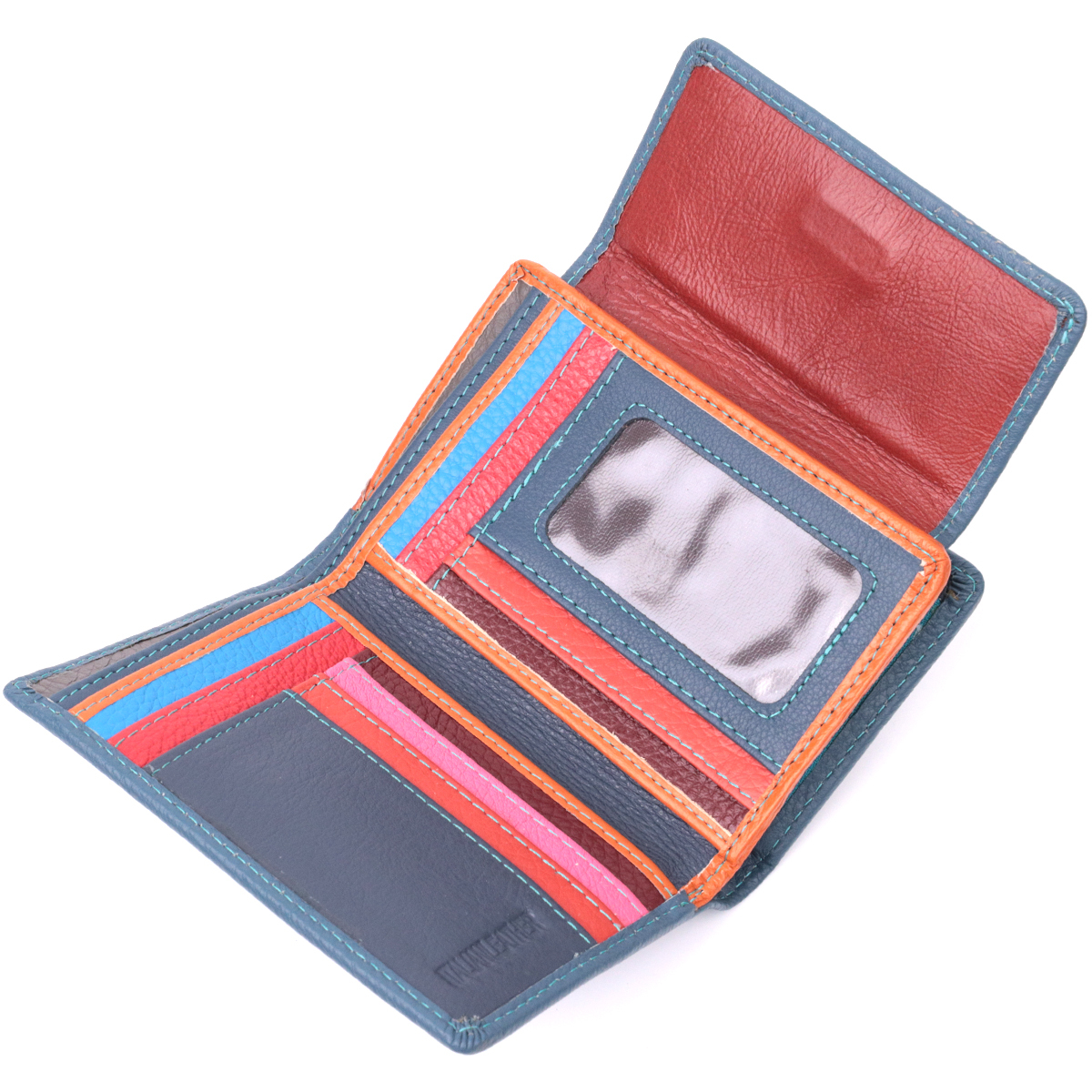 Кошелек женский кожаный St Leather 16802 бирюзовый фото6