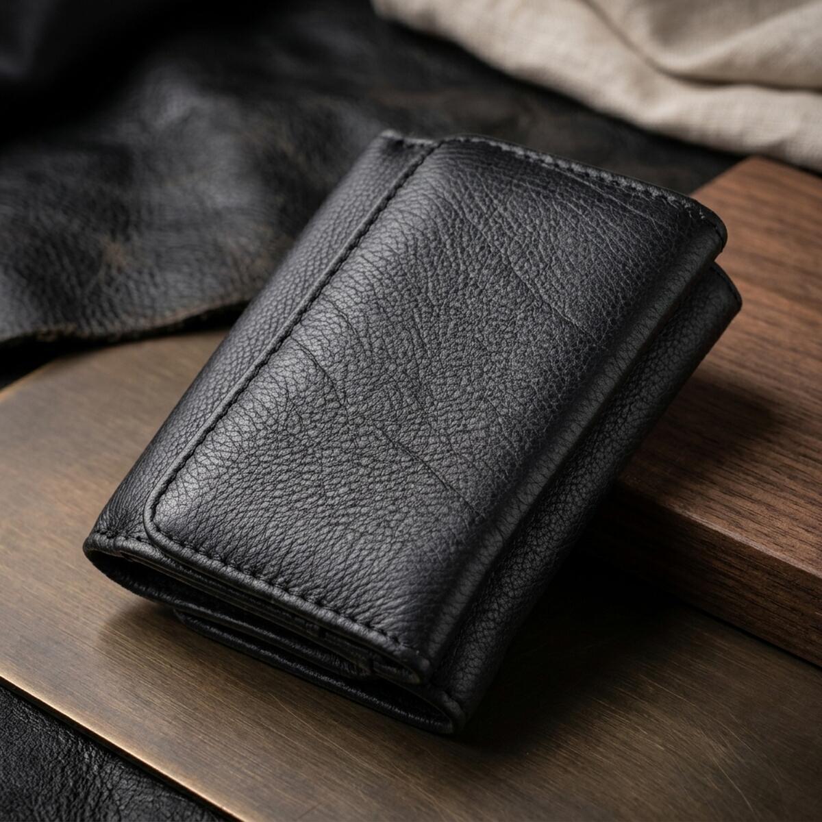 Кошелек женский кожаный St Leather 16804 черный фото4