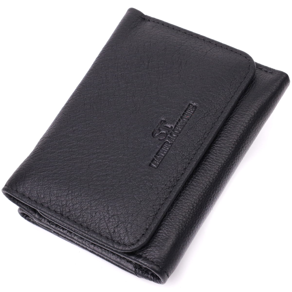 Кошелек женский кожаный St Leather 16804 черный фото5