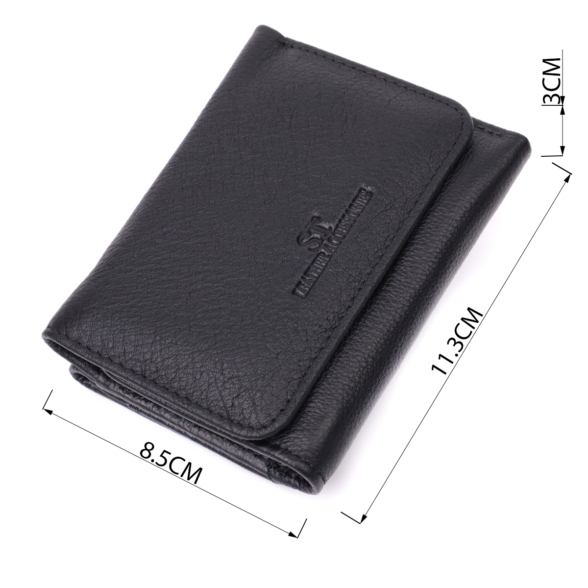 Кошелек женский кожаный St Leather 16804 черный фото7