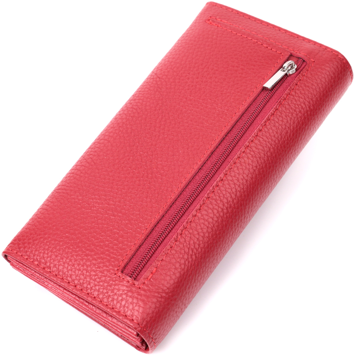 Кошелек женский кожаный St Leather 16807 красный фото6