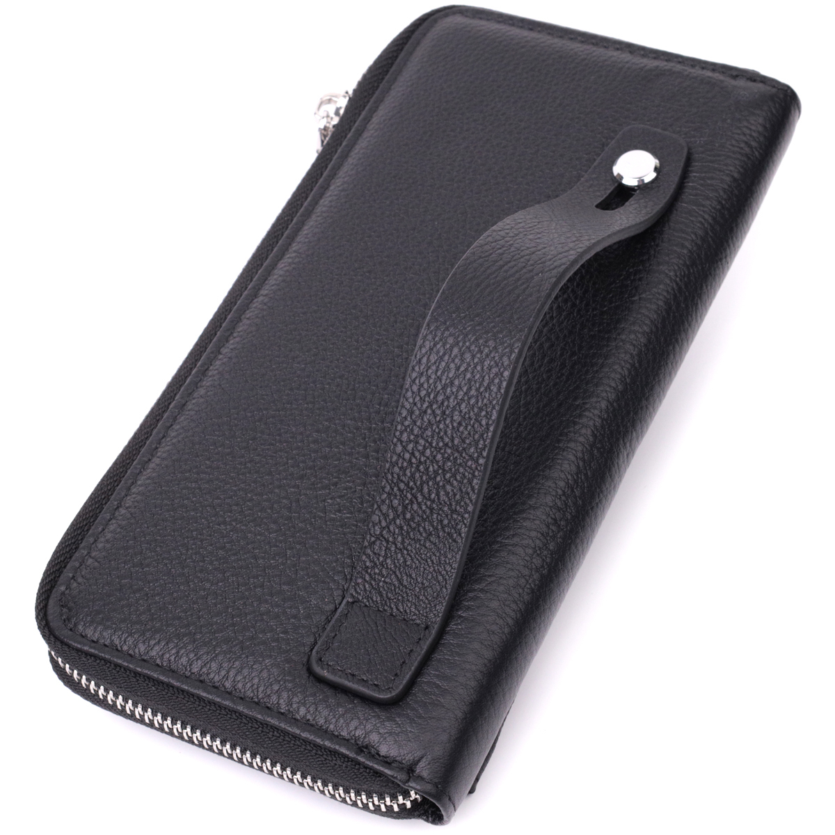Кошелек кожаный St Leather 22675 черный фото6
