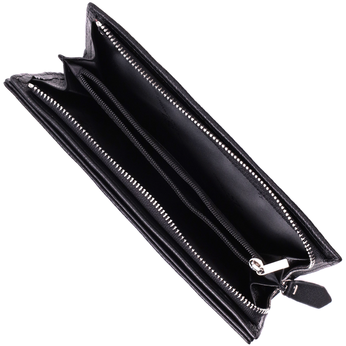 Кошелек кожаный St Leather 22678 черный фото10